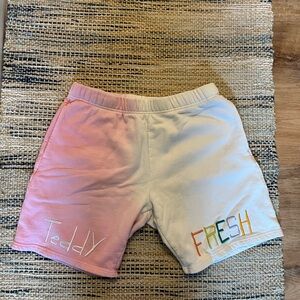 Teddy Fresh Gradient Pink and Cream Shorts